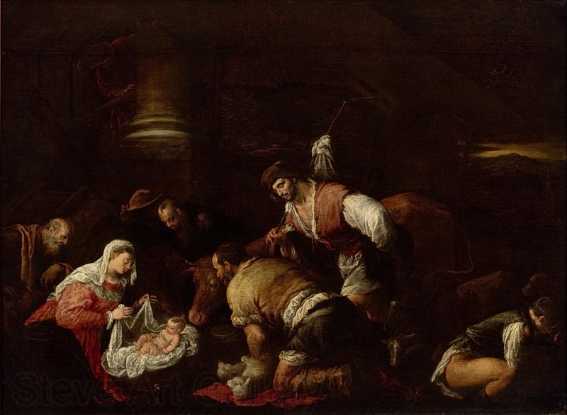 unknow artist Adoration of the Shepherds Spain oil painting art